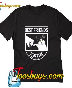 Cat Best Friends For Life Trending Cat Christmas T-Shirt