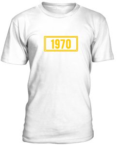 1970 Yellow Font Tshirt