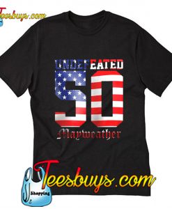 America undefeated 50 floyd mayweather flag T-Shirt