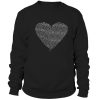 Animal Love Heart Sweatshirt