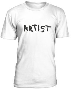 Artist Font T Shirt