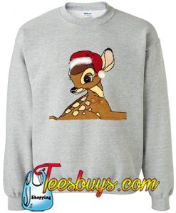 Bambi Christmas Print Sweatshirt