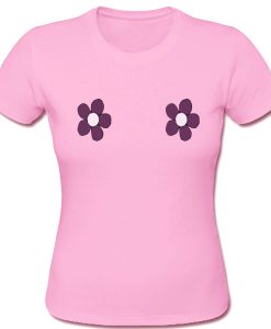 Boob Flower T Shirt