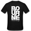 Bourne Recordings Logo Tshirt Back