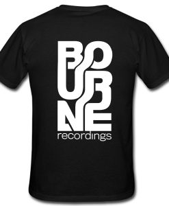 Bourne Recordings Logo Tshirt Back