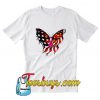 Butterfly American Flag T-Shirt