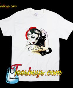 Cat Lady Girl T-Shirt 1