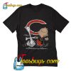 Charlie Brown And Snoopy- Chicago Bears T-Shirt