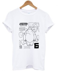 Disney Big Hero 6 Baymax Schematic Tshirt