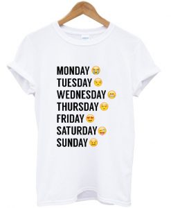 Emoji Days of the Week Tshirt