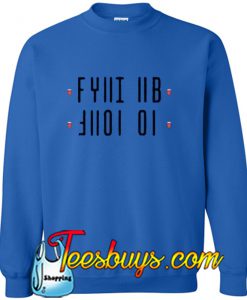 FY alphabet sweatshirt