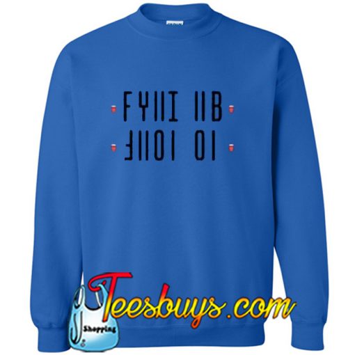 FY alphabet sweatshirt