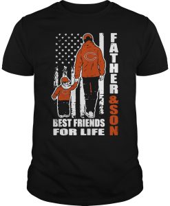 Father and Son best friends for life Chicago Cubs T-Shirt