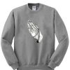 Female Praying hands Sweatshirt