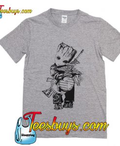 Groot hug gun and Eagle and American T-Shirt