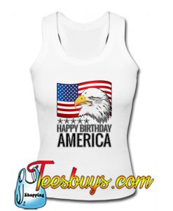 Happy Birthday America USA Flag Eagle T-Shirt