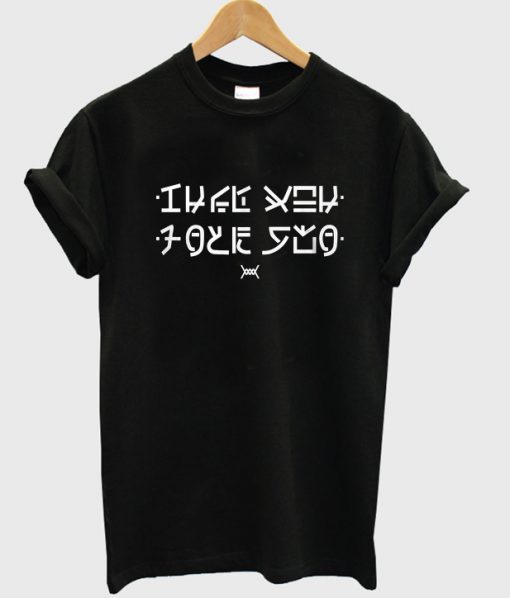 Hidden Message Japanese Fck You T-Shirt