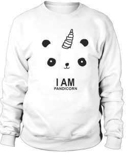 I Am Pandicorn Panda Unicorn Sweatshirt