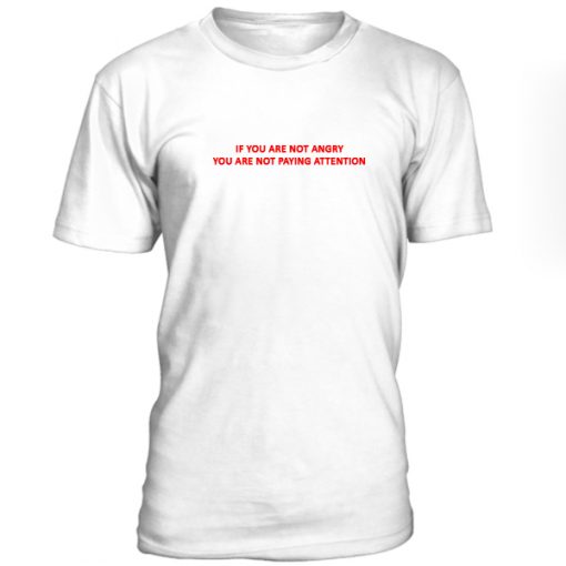 If You Are Not Angry You Are Not Paying Attention Tshirt