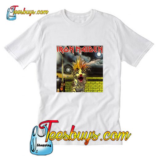 Iron Maiden Album Cat Funny T-Shirt