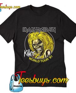 Iron Maiden Killer World Tour 81 T-Shirt