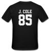 J Cole 85 Tshirt Back