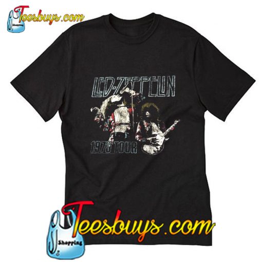 Led Zeppelin 1975 Tour T Shirt