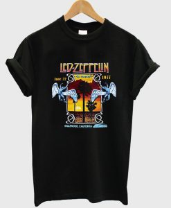 Led Zeppelin 1977 Inglewood Concert T Shirt