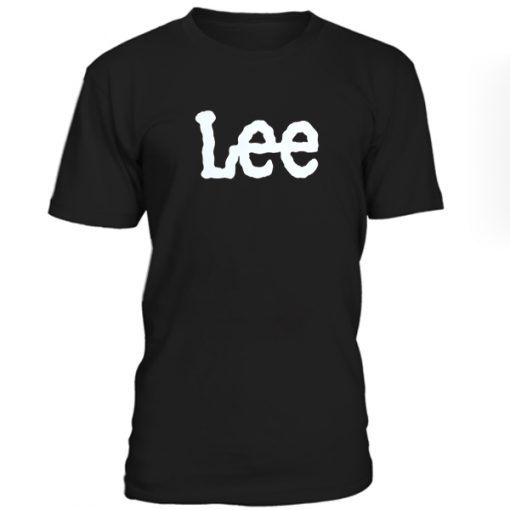 Lee Logo Font Tshirt