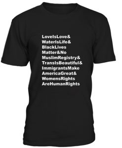 Love Is Love Water Is Life Quotes T-Shirt