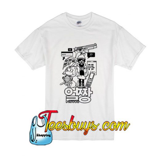 Manga anime pistol T-Shirt