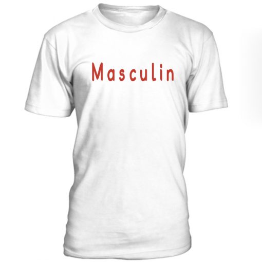 Masculin Font Tshirt