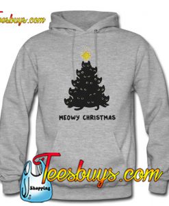 Meowy Christmas hoodie