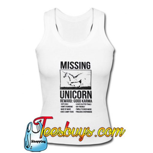Missing unicorn Tank Top