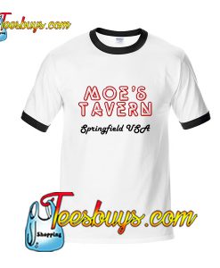 Moe's Tavern Springfield USA Ringer Shirt