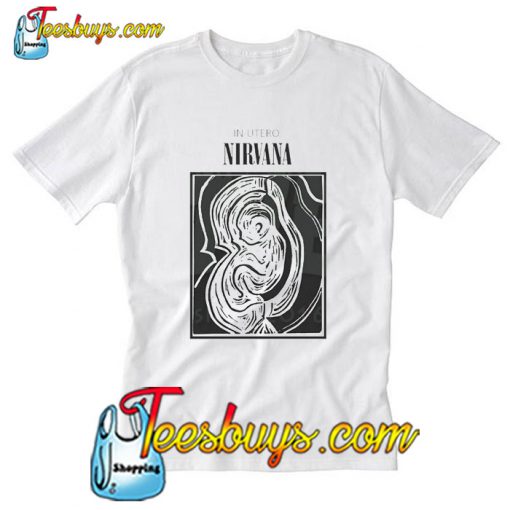 Nirvana In Utero Grunge Band T-Shirt