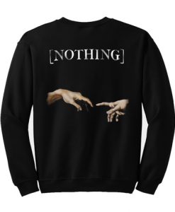 Nothing hand Sweatshirt Back