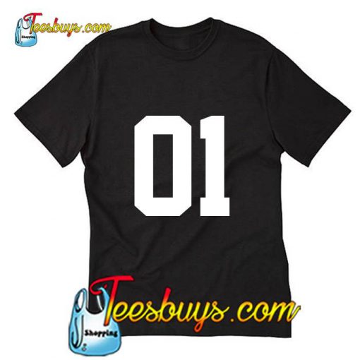 Number 01 T Shirt