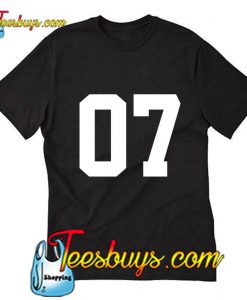 Number 07 T Shirt