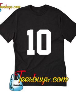 Number 10 T Shirt