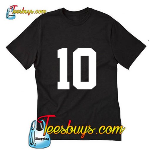 Number 10 T Shirt