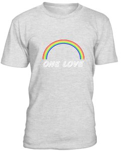One Love Rainbow Tshirt