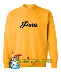 Paris Font Sweatshirt