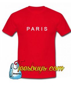 Paris Font T-Shirt