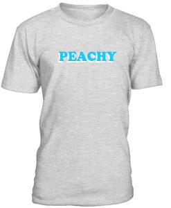 Peachy Font Tshirt