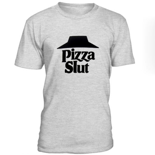 Pizza Slut Black Logo Tshirt