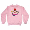 Powerpuff Girls New light pink Unisex Sweatshirts