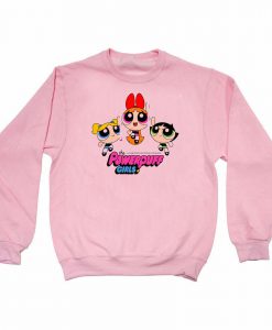 Powerpuff Girls New light pink Unisex Sweatshirts