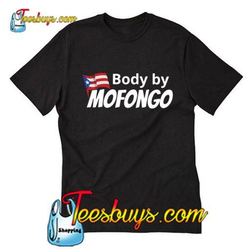 Puerto Rican Flag body by Mofongo T-Shirt