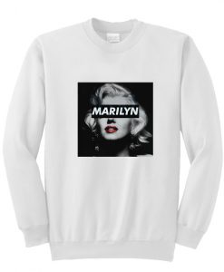 Red Lips Marilyn Monroe Sweatshirts